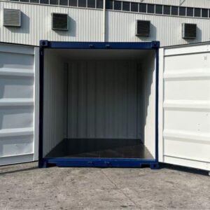 Alternative view of 10ft Blue Storage Container with Double End Doors