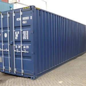 40ft High Cube Blue Shipping Container with Double End Doors