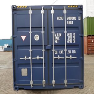 Alternative view of 40ft High Cube Blue Shipping Container with Double End Doors